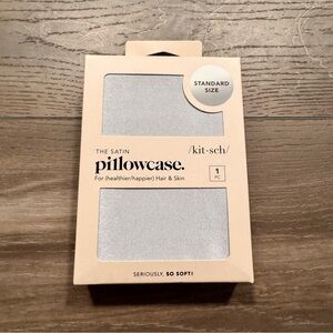 Kitsch Satin Pillowcase - Silver NEW